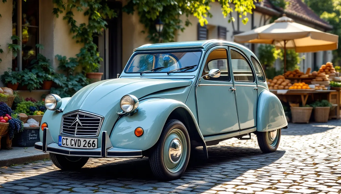 Citroën 2CV : l’icône nostalgique qui continue d’influencer le monde automobile aujourd’hui