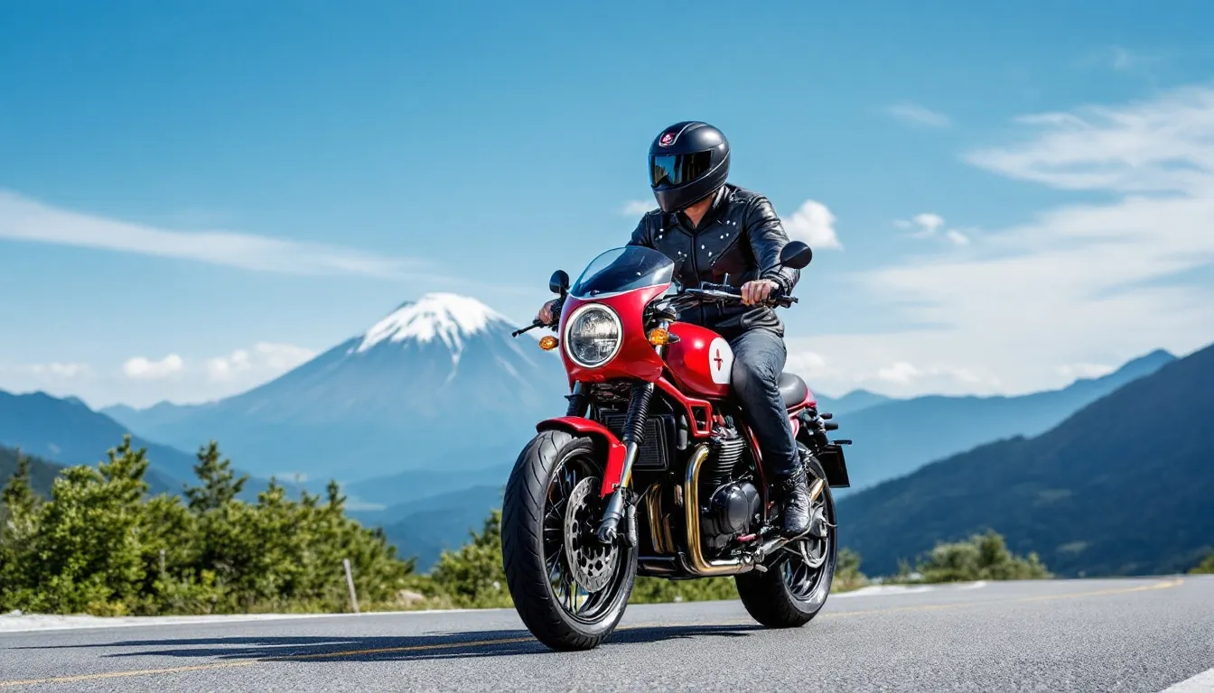 Moto Guzzi Rosso Fuji : une rare fusion de tradition et innovation.