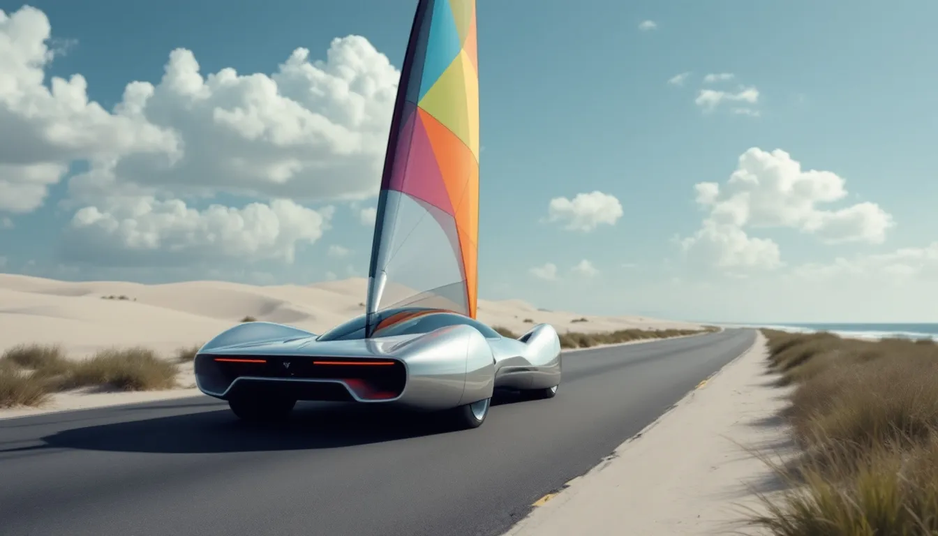 Voiture à voile : une innovation écologique émergente pour un avenir durable immédiat