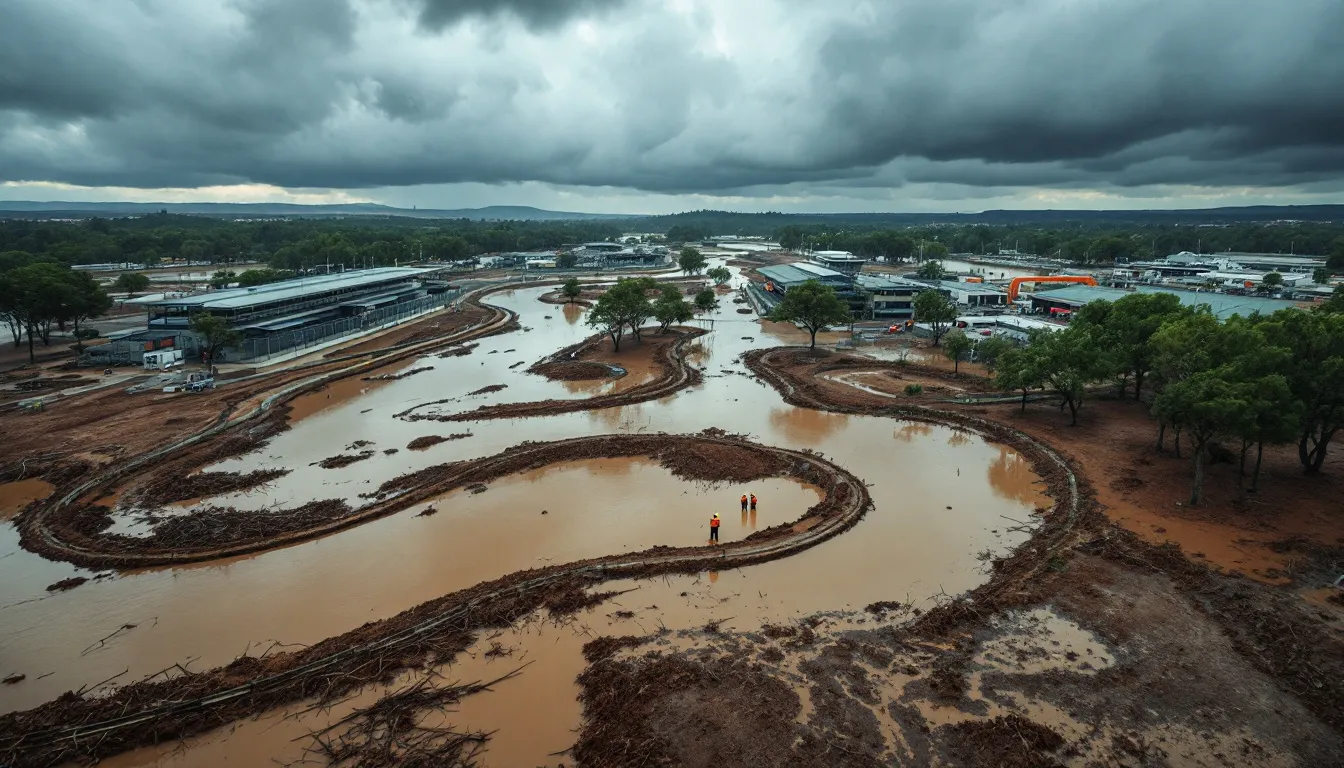 Tempête dévastatrice à Jerez : la MotoGP d’avril 2025 maintenue contre toute attente.