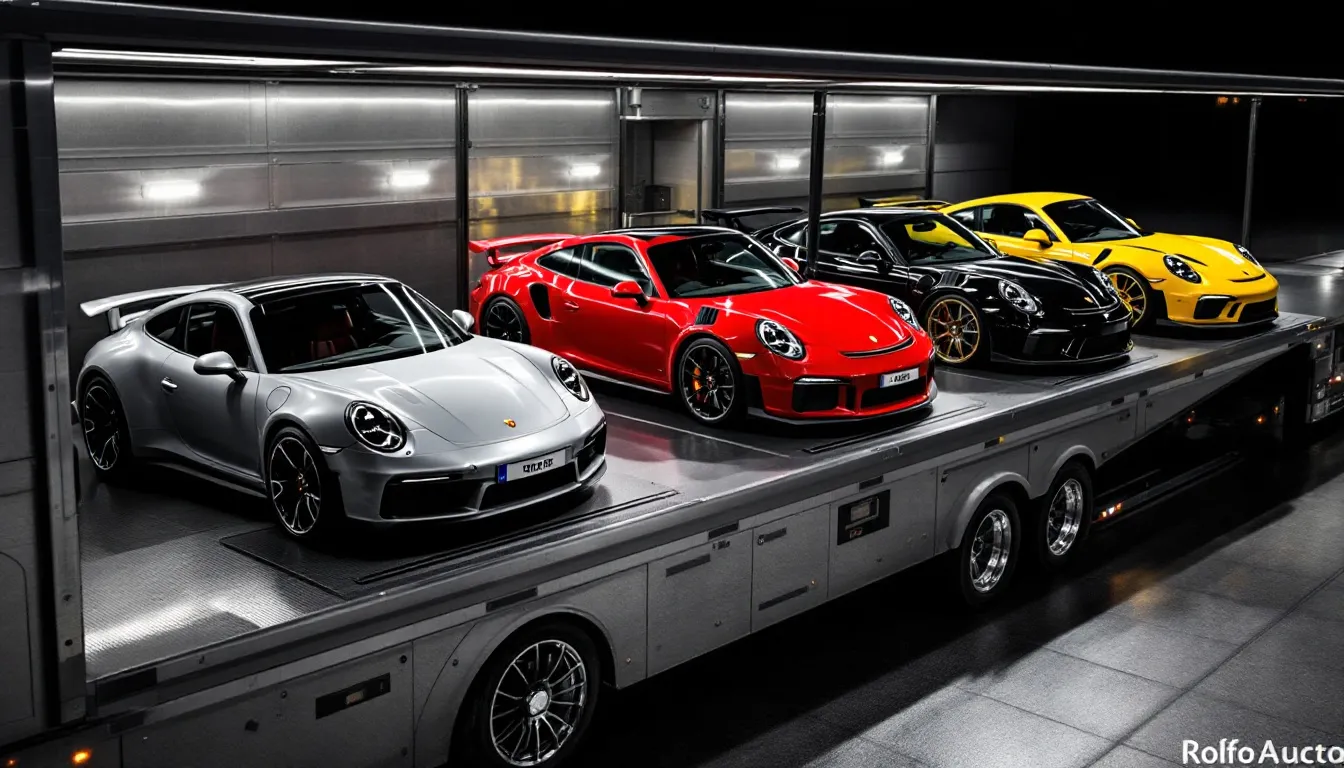 Vente aux enchères exclusive : six Porsche 911 GT rares à explorer !