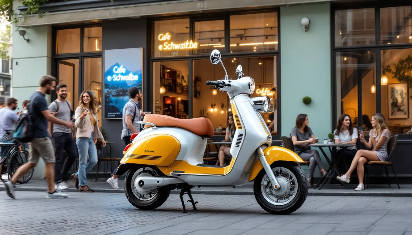 E-Schwalbe électrique : l’iconique vintage fait son retour