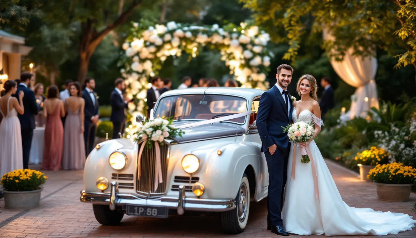 Louer sa voiture pour mariage : gagnez jusqu’à 700€ avec un style unique