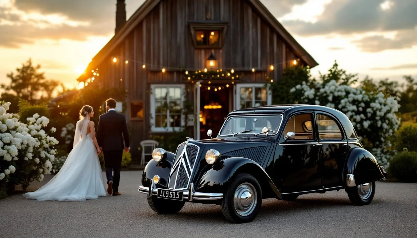 Mariage vintage : la Citroën Traction séduit pour des souvenirs inoubliables