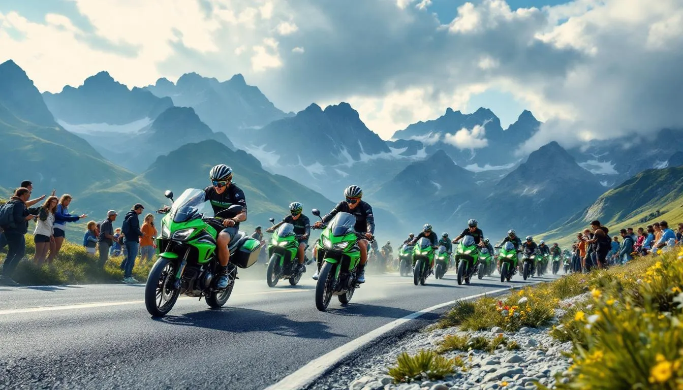 Kawasaki motorise le Tour : un partenariat inédit et prometteur