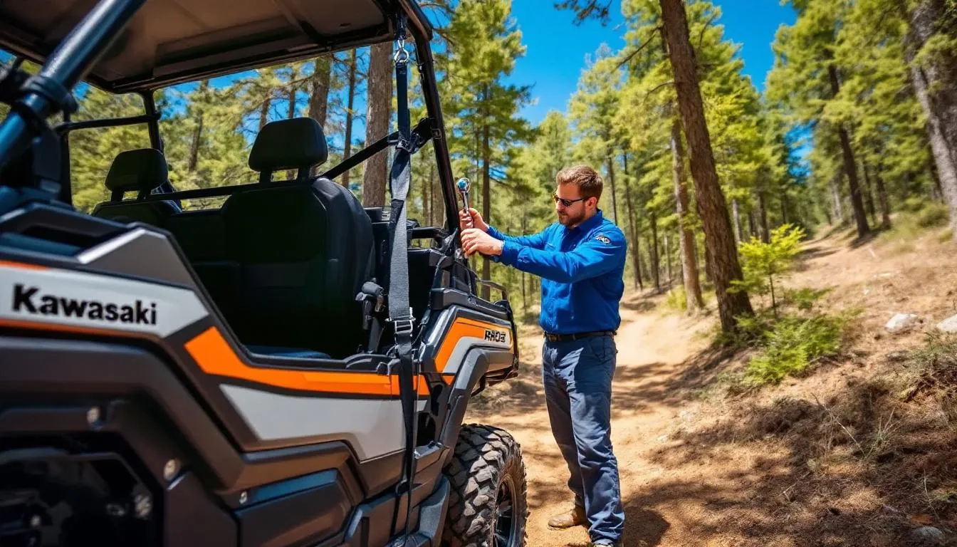 Kawasaki rappelle ses UTV : ceinture défectueuse, stop immédiat conseillé