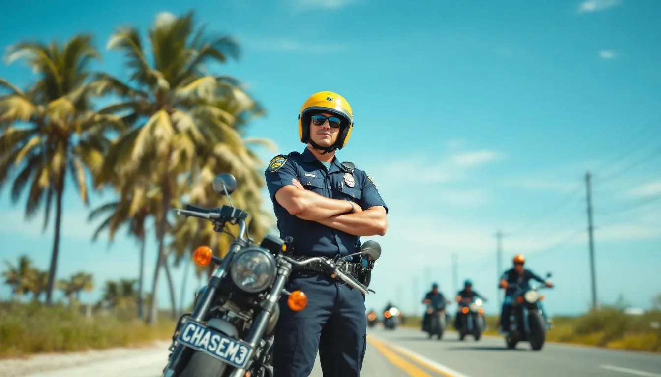 Policière en Floride arrêtée avec plaque humoristique : scandale immédiat