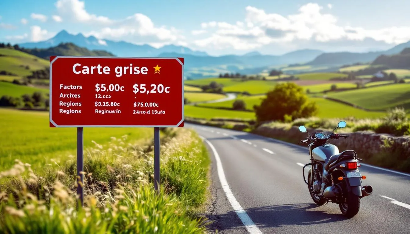 Carte grise moto 125 : comment payer moins selon votre région