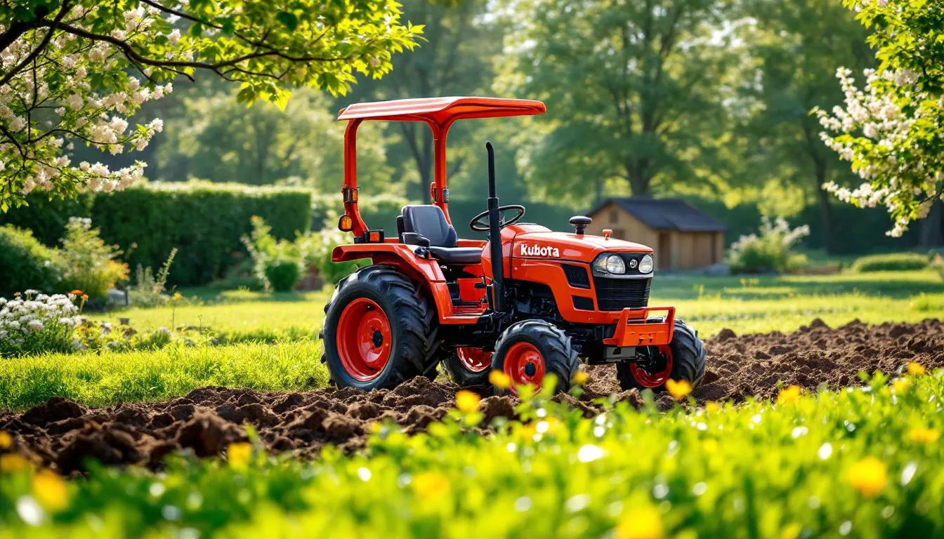 Mini-tracteur Kubota : gagnez en puissance et maniabilité sur tous terrains rapides