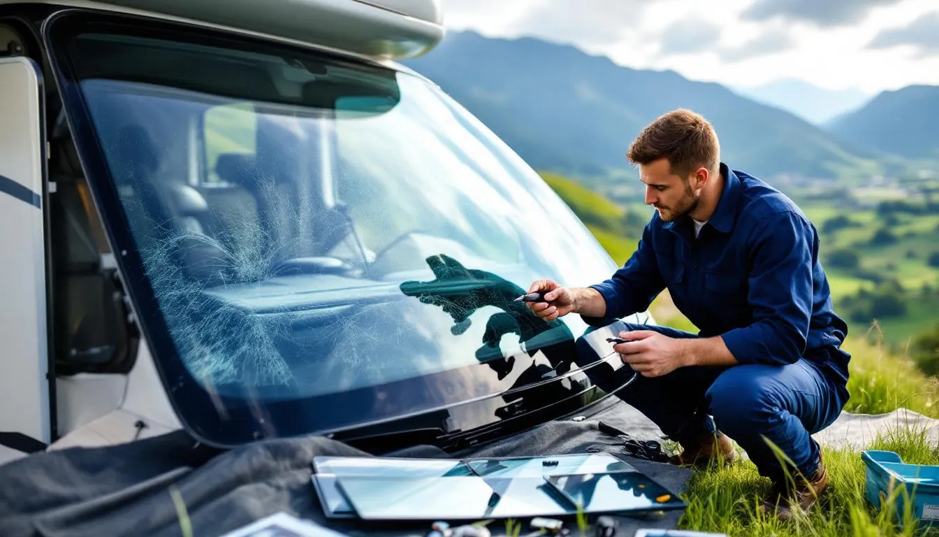 Pare-brise camping-car cassé : réduire votre facture sans sacrifier la sécurité