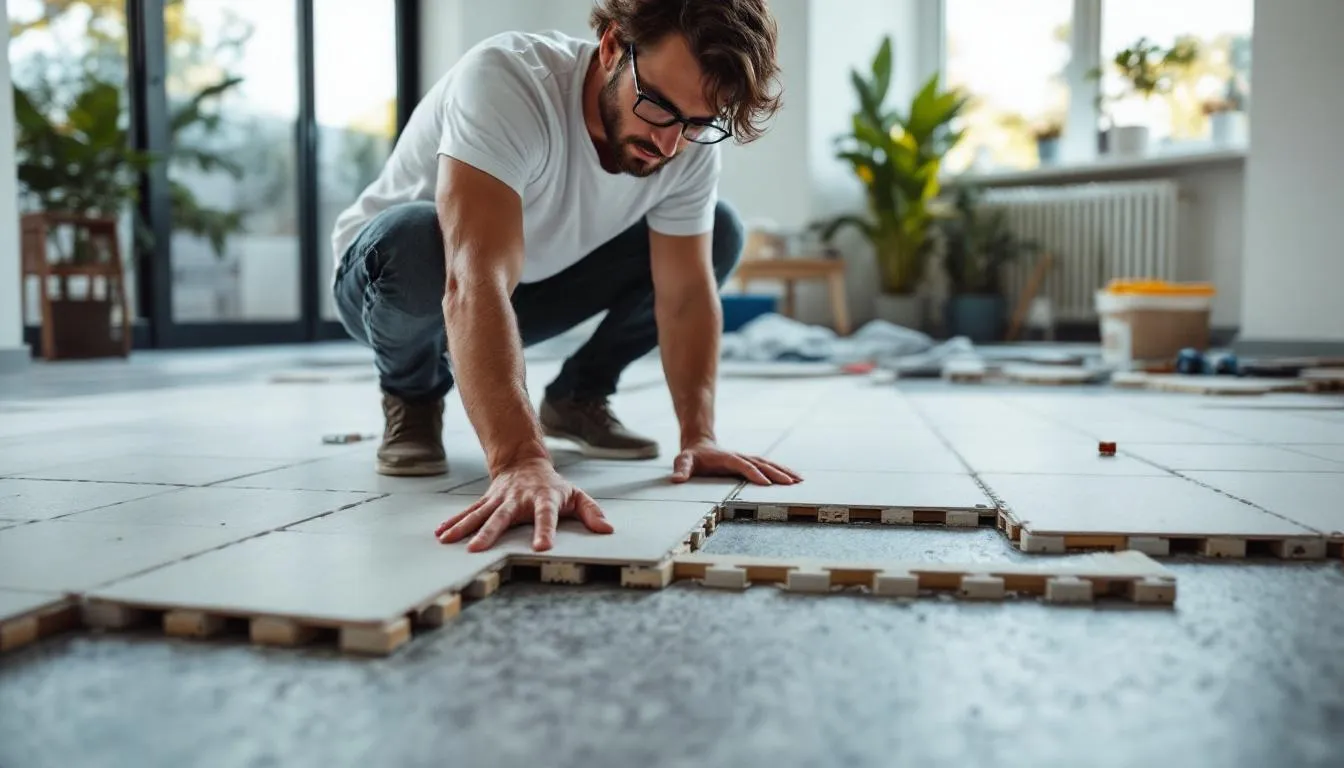 Rénover son sol sans colle : la solution pratique ?