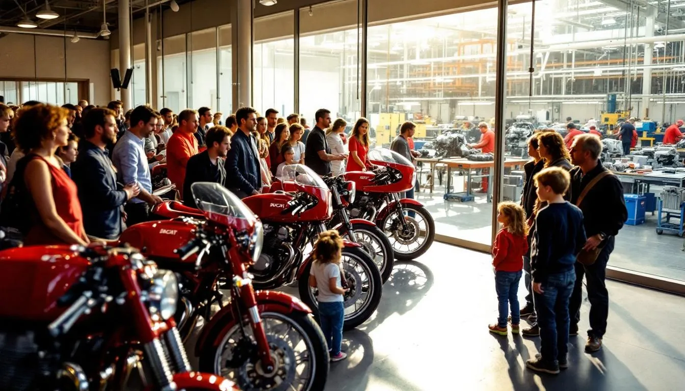 Ducati ouvre ses portes : visitez l&rsquo;usine et le musée gratuitement