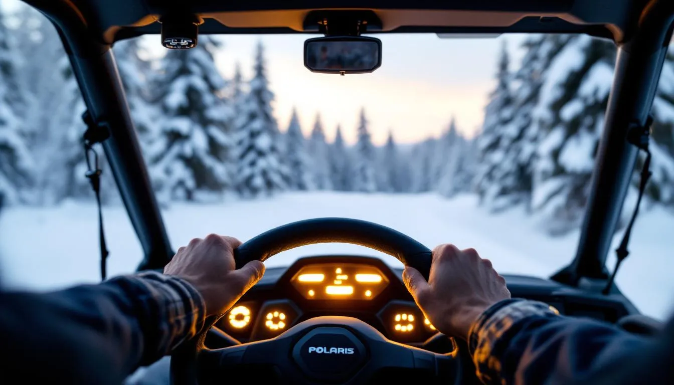 Fini les doigts gelés : Polaris prépare le volant chauffant pour ses SSV