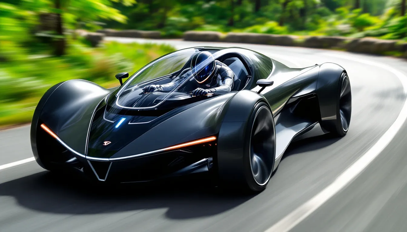 Cette hypercar se pilote comme une moto, sans casque