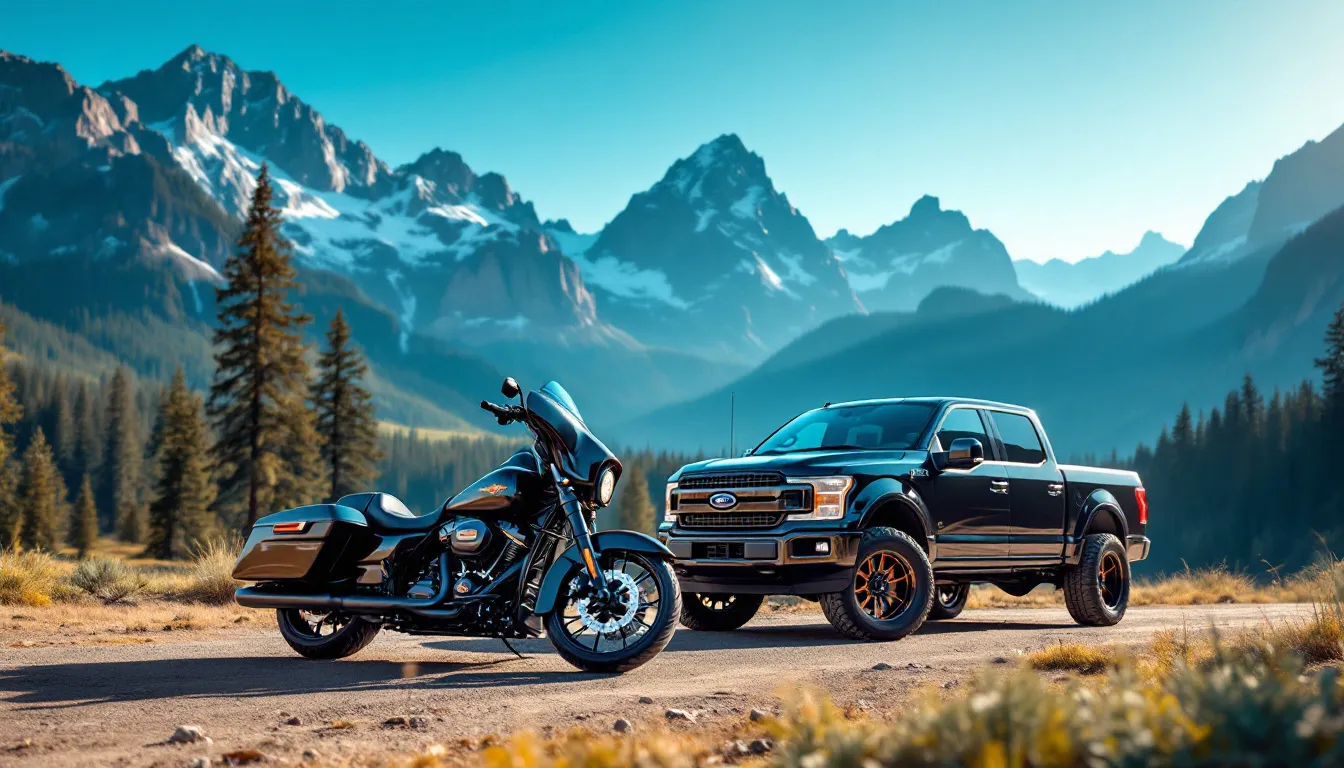 Un duo Harley-Ford unique aux enchères pour la nature